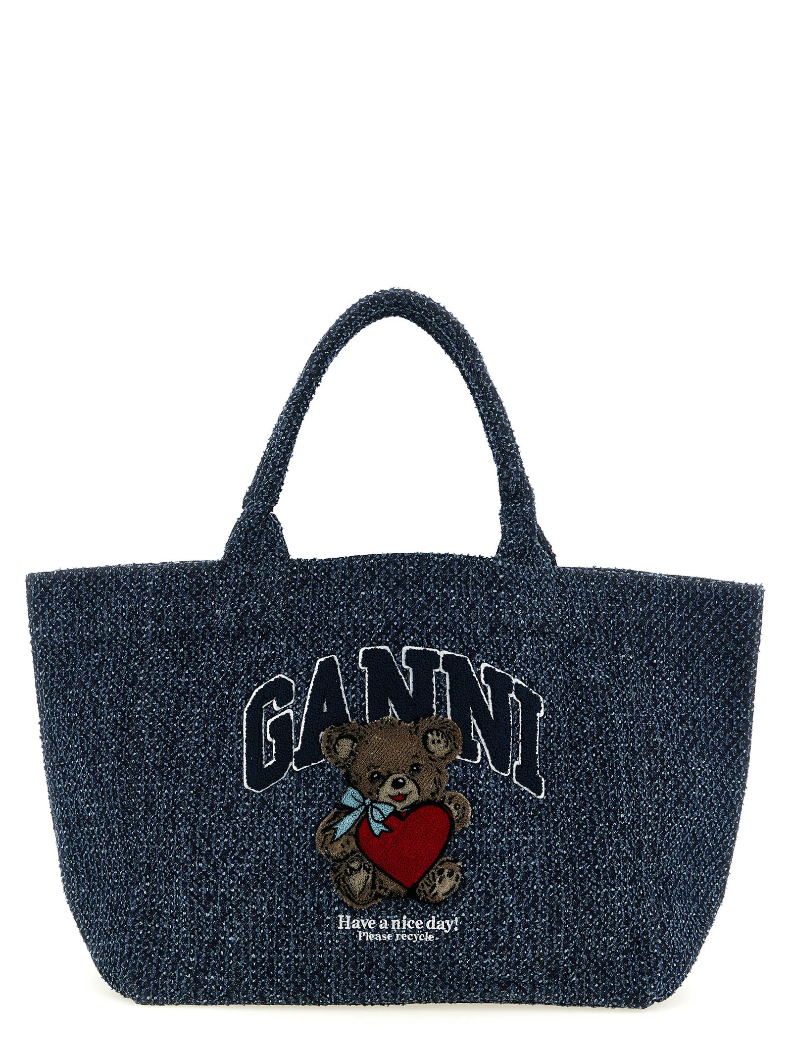 Ganni Women Medium 'Bear' Shopping Bag