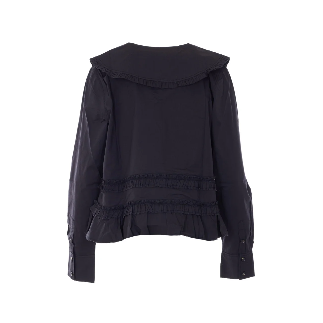 Ganni Women Ruffle Shirt - Image 2