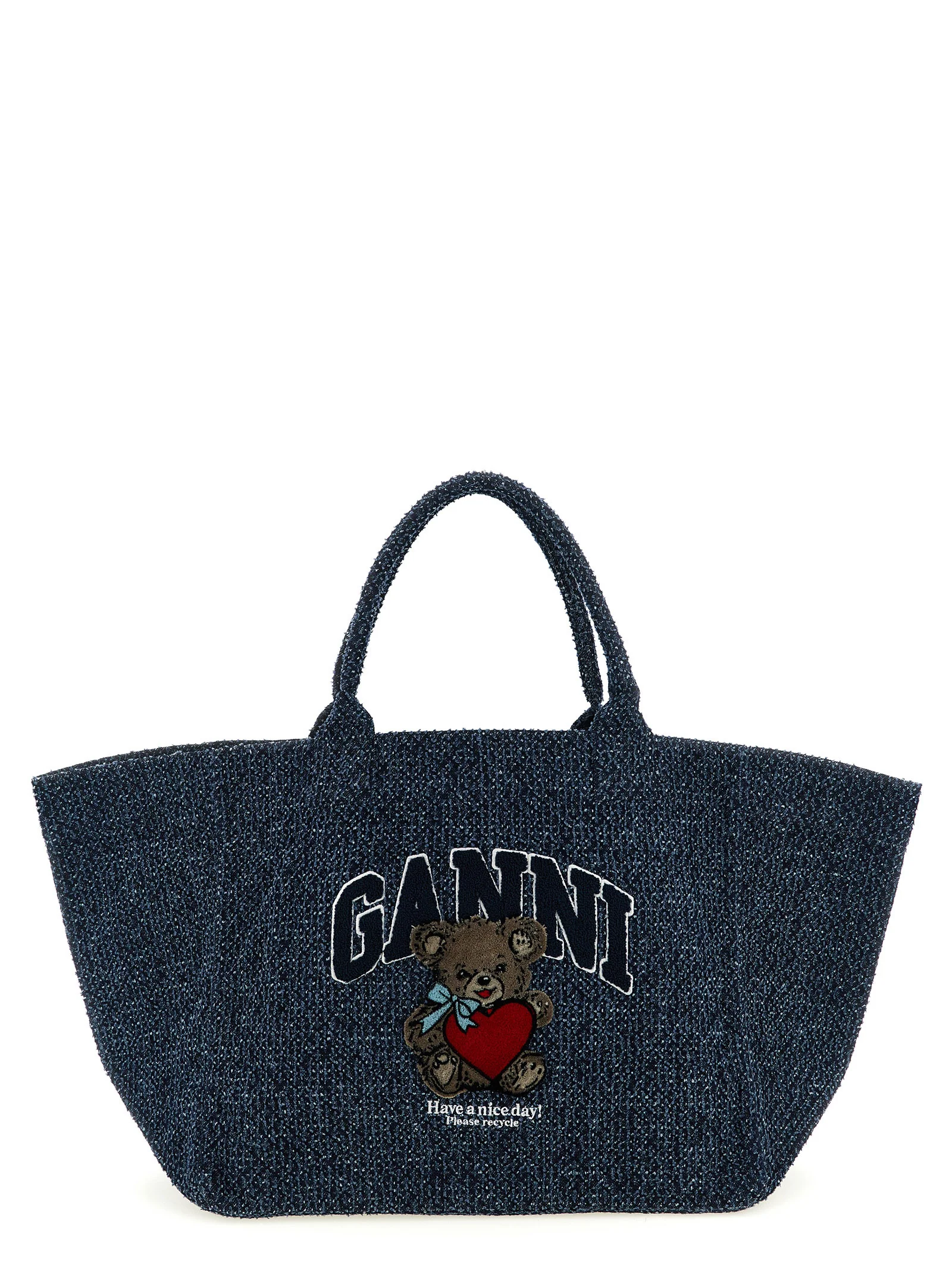 Ganni Women 'Xxl Bear' Shopping Bag
