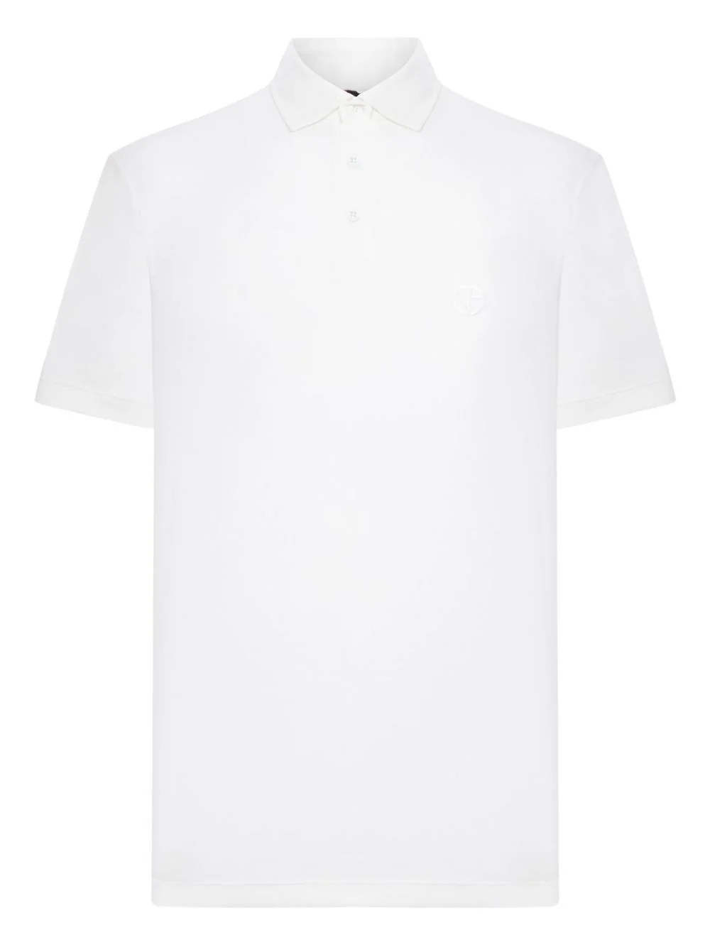Giorgio Armani Men Cotton Interlock Polo Shirt - Image 5