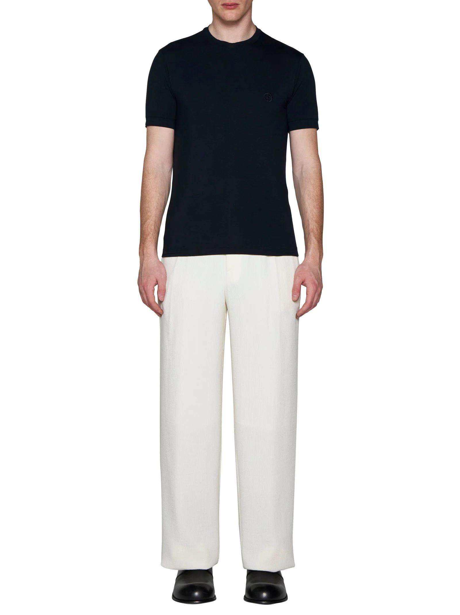 Giorgio Armani Men Icon T-Shirt In Jersey - Image 2