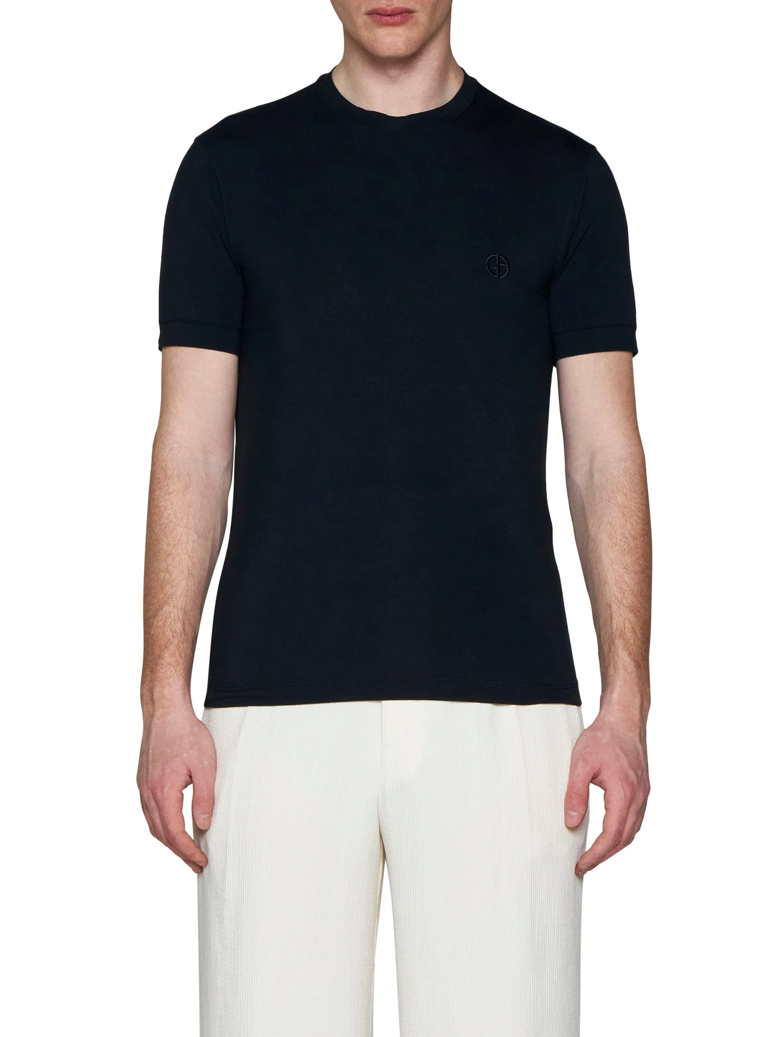 Giorgio Armani Men Icon T-Shirt In Jersey - Image 3
