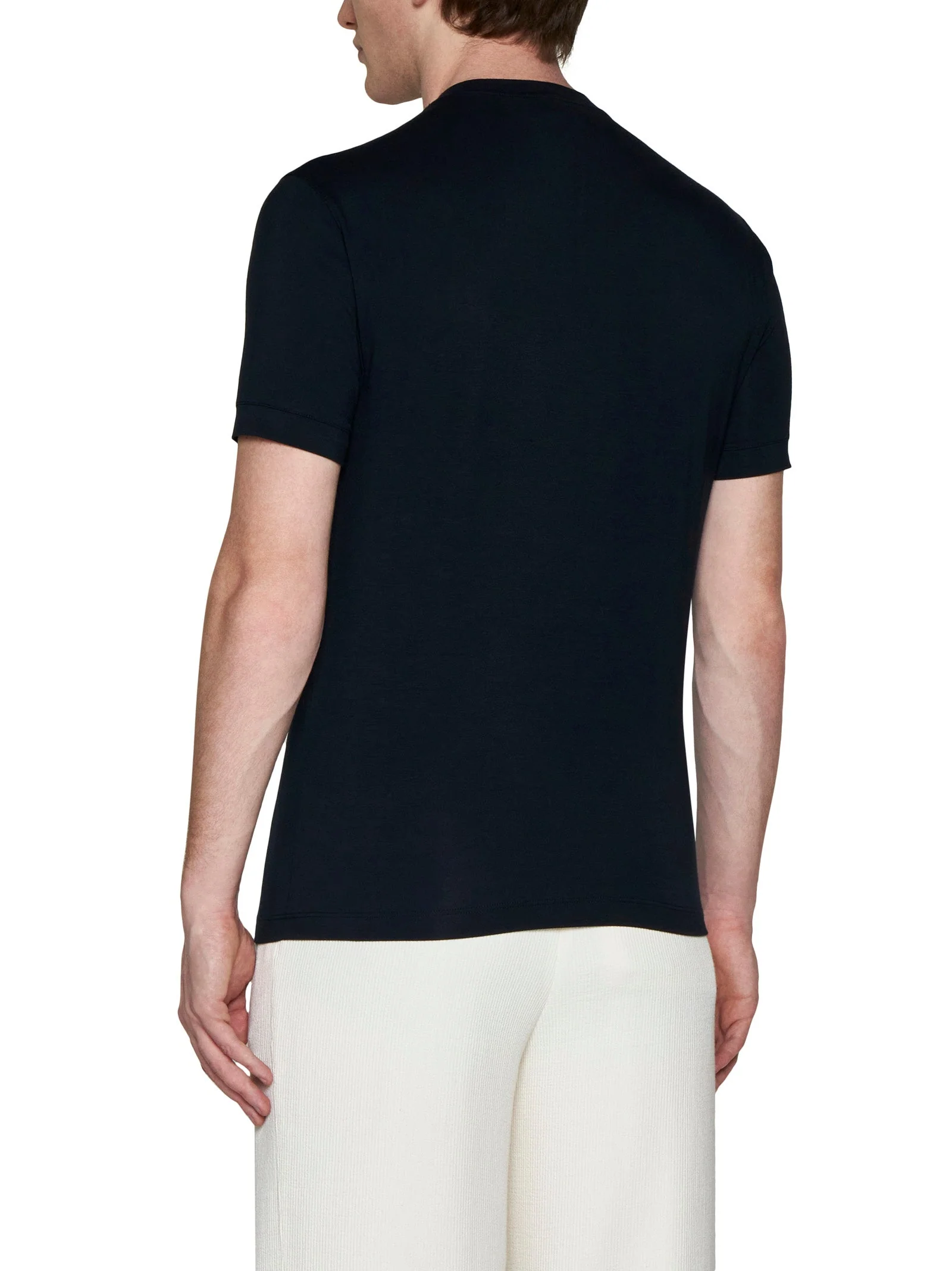 Giorgio Armani Men Icon T-Shirt In Jersey - Image 4