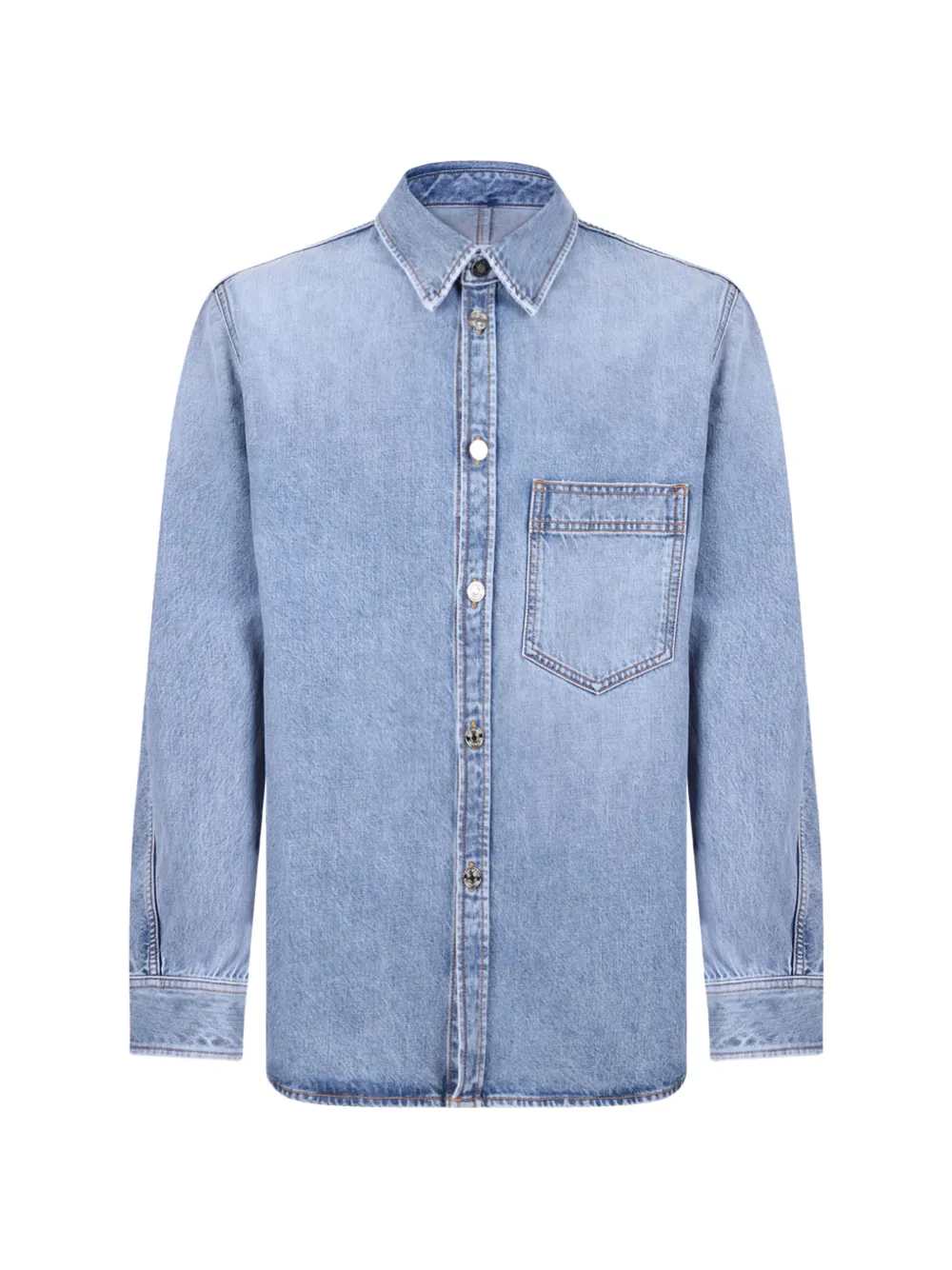 Givenchy Men Button-Down Shirt With Patch Pocket