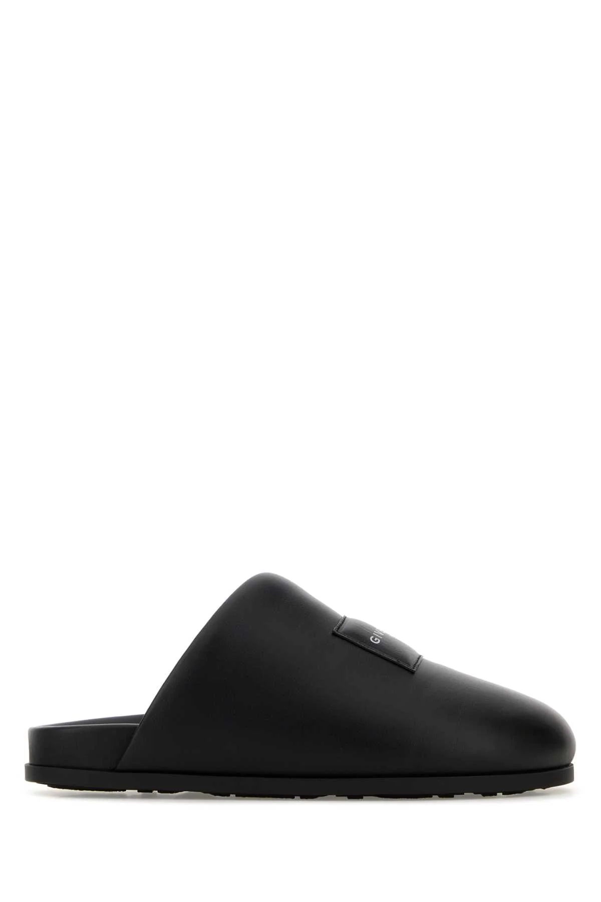 Givenchy Men Black Leather Slippers