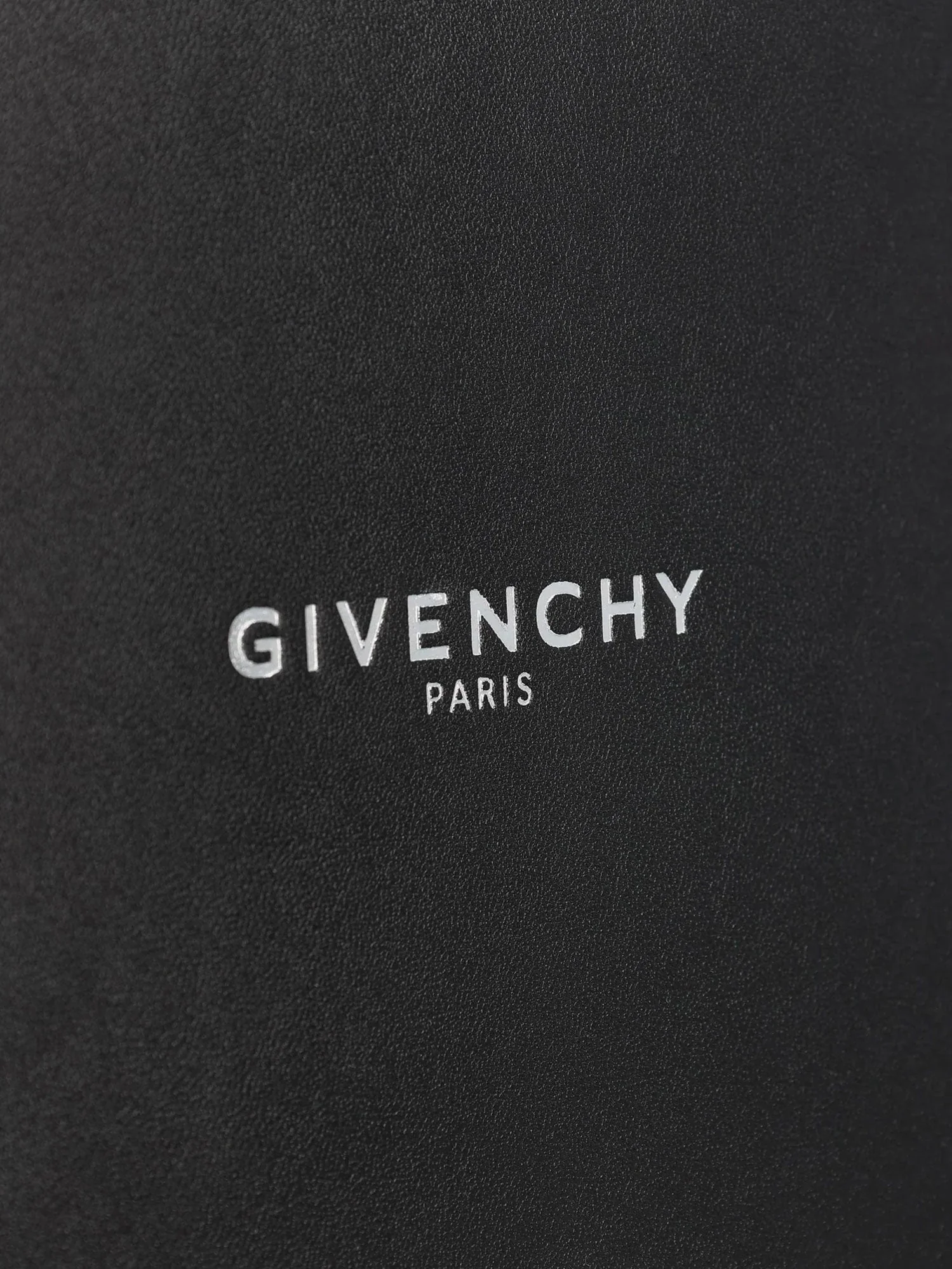 Givenchy Men Leather Clutch Bag With Lettering Logo On The Front - Image 4