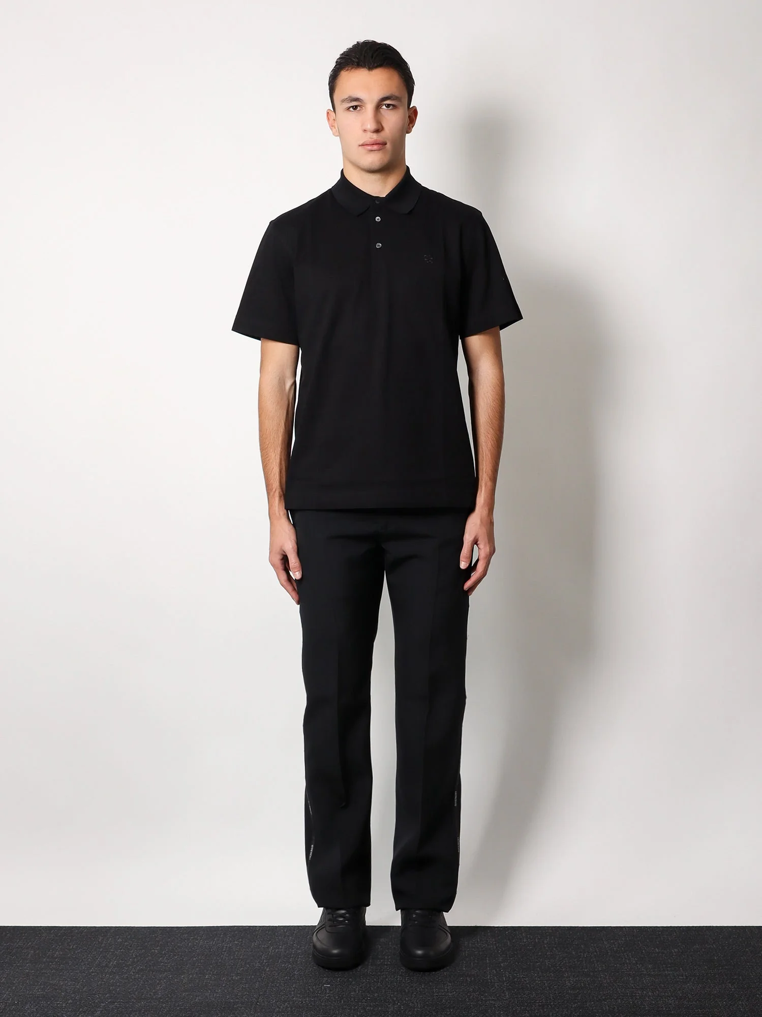 Givenchy Men Pique Cotton Polo Shirt With 4G Embroidery - Image 3