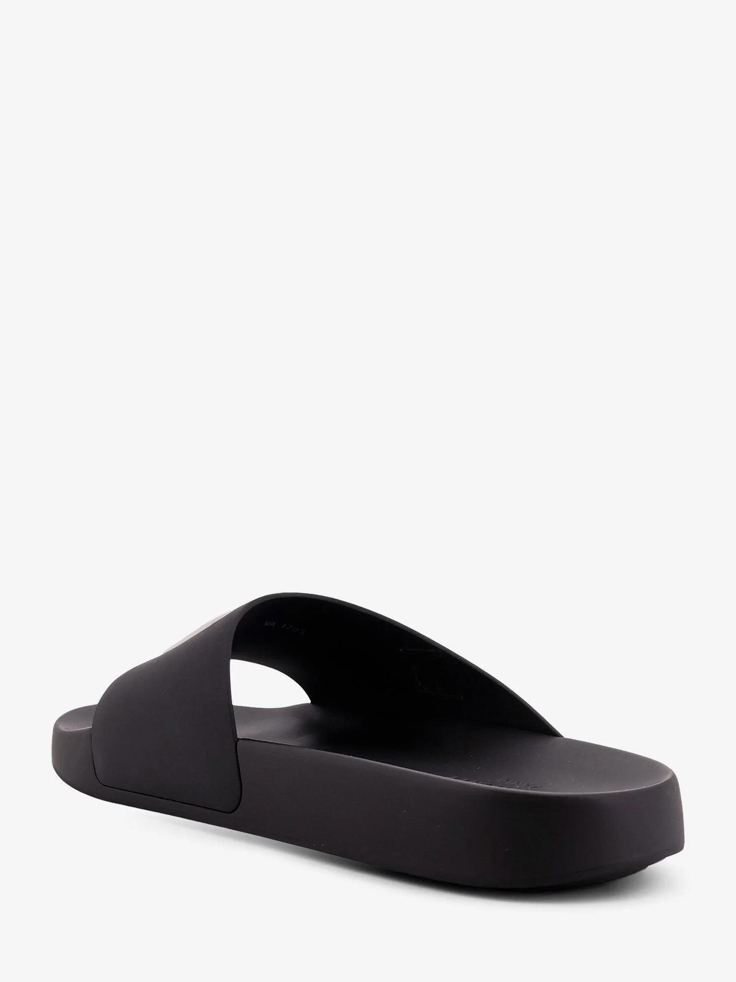 Givenchy Men Rubber Slide With Logo Lettering Patch - Image 3