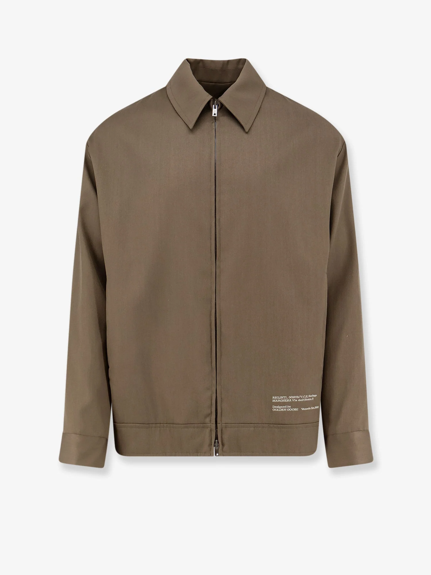 Golden Goose Deluxe Brand Men Coach Wool And Cotton Jacket