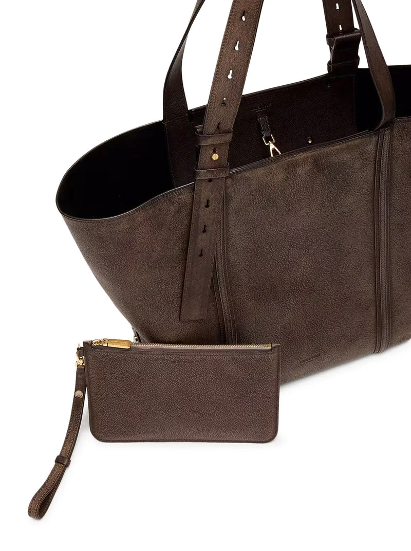 Golden Goose Deluxe Brand Women 24/7 East West Bag In Distressed Leather - Image 6