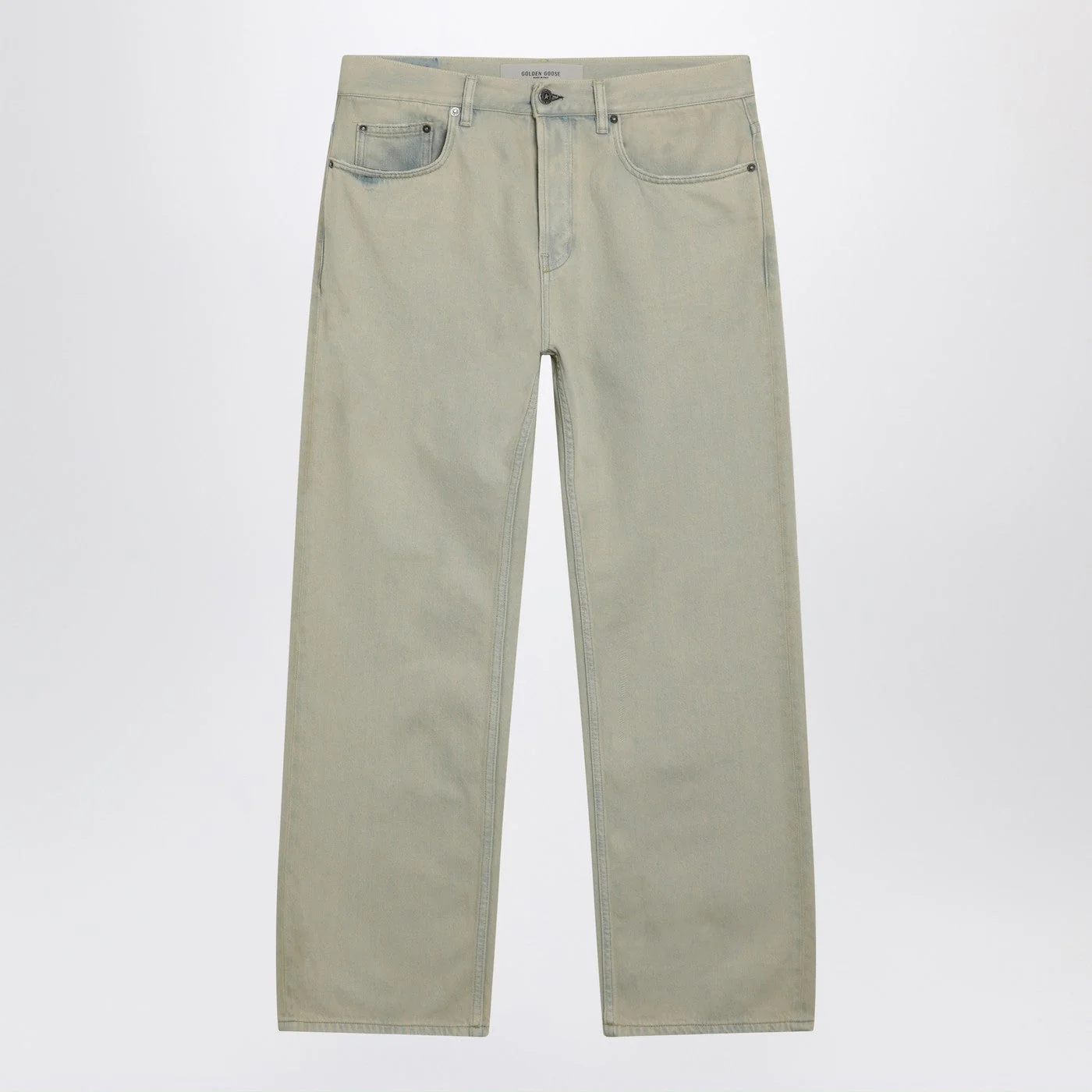 Golden Goose Light Sand Denim Trousers Men