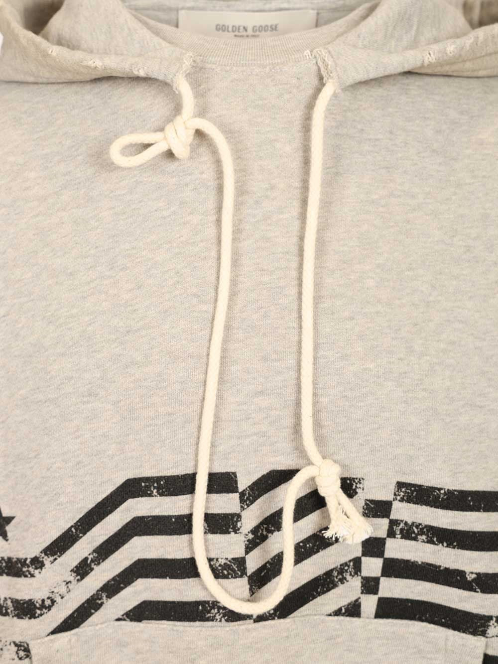 Golden Goose Men Flag Print Hoodie - Image 5