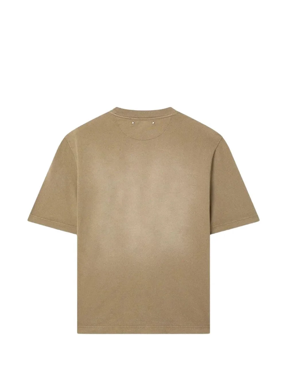 Golden Goose Men `Journey` T-Shirt With Embroidery - Image 2