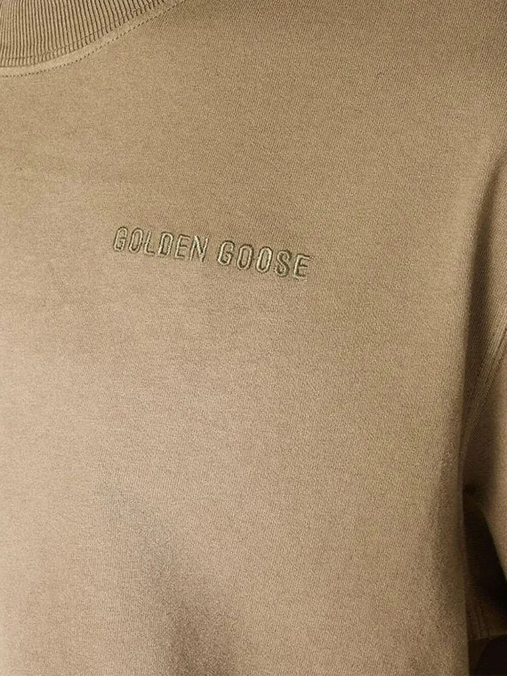 Golden Goose Men `Journey` T-Shirt With Embroidery - Image 3