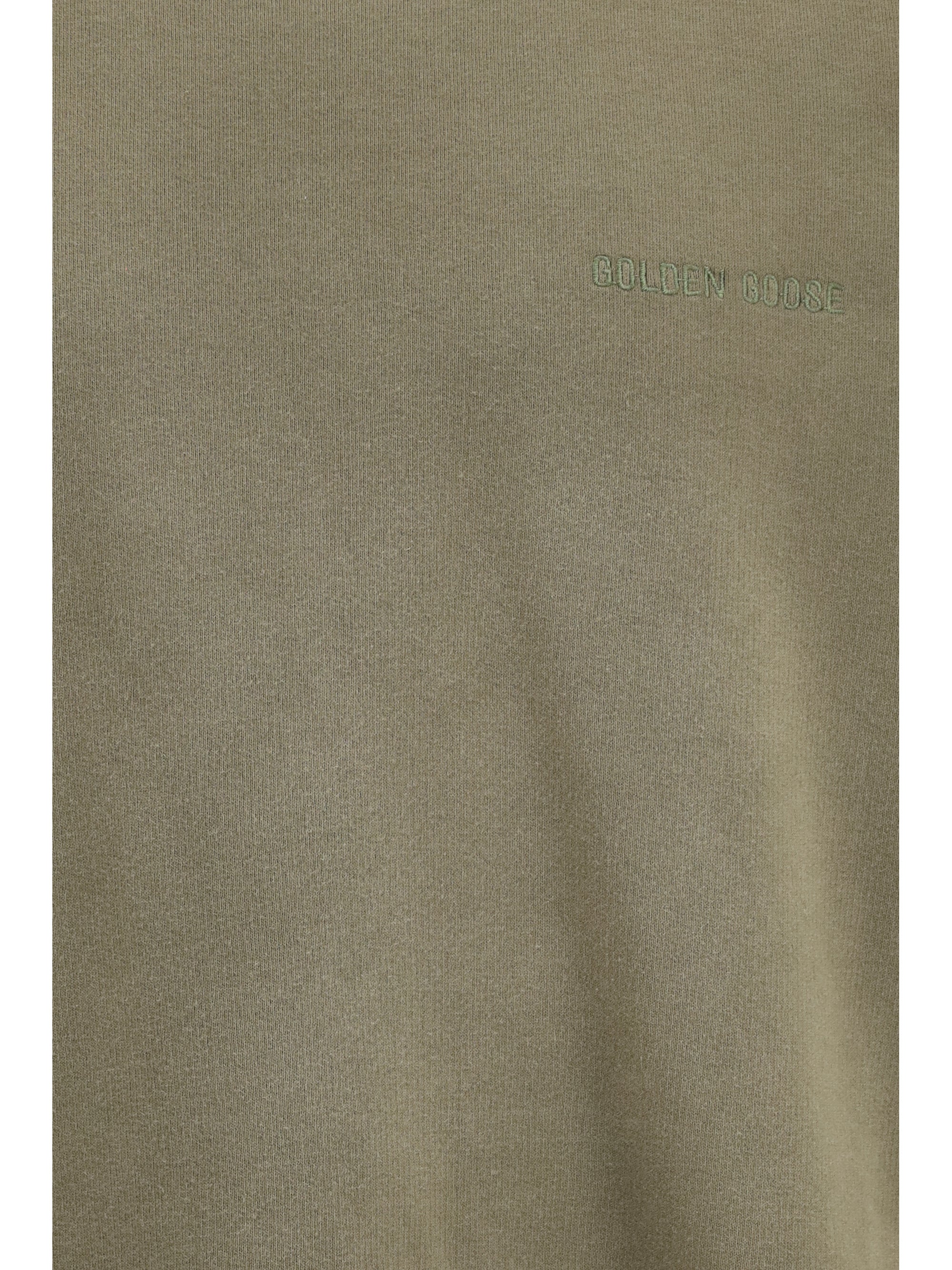Golden Goose Men Journey Unisex Crew Neck In Garment-Dyed Cotton Fleece - Image 3