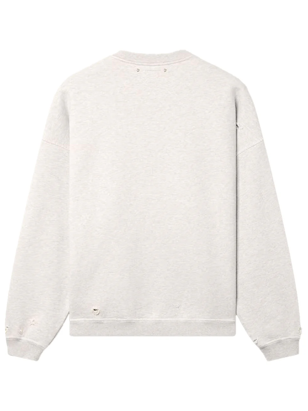 Golden Goose Men Melange Cotton Star Sweatshirt With Embroidery - Image 4