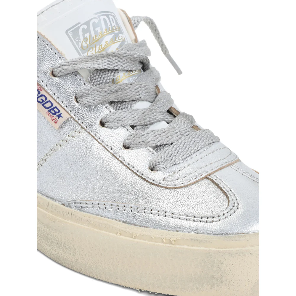 Golden Goose Silver Trainers Women - Image 4