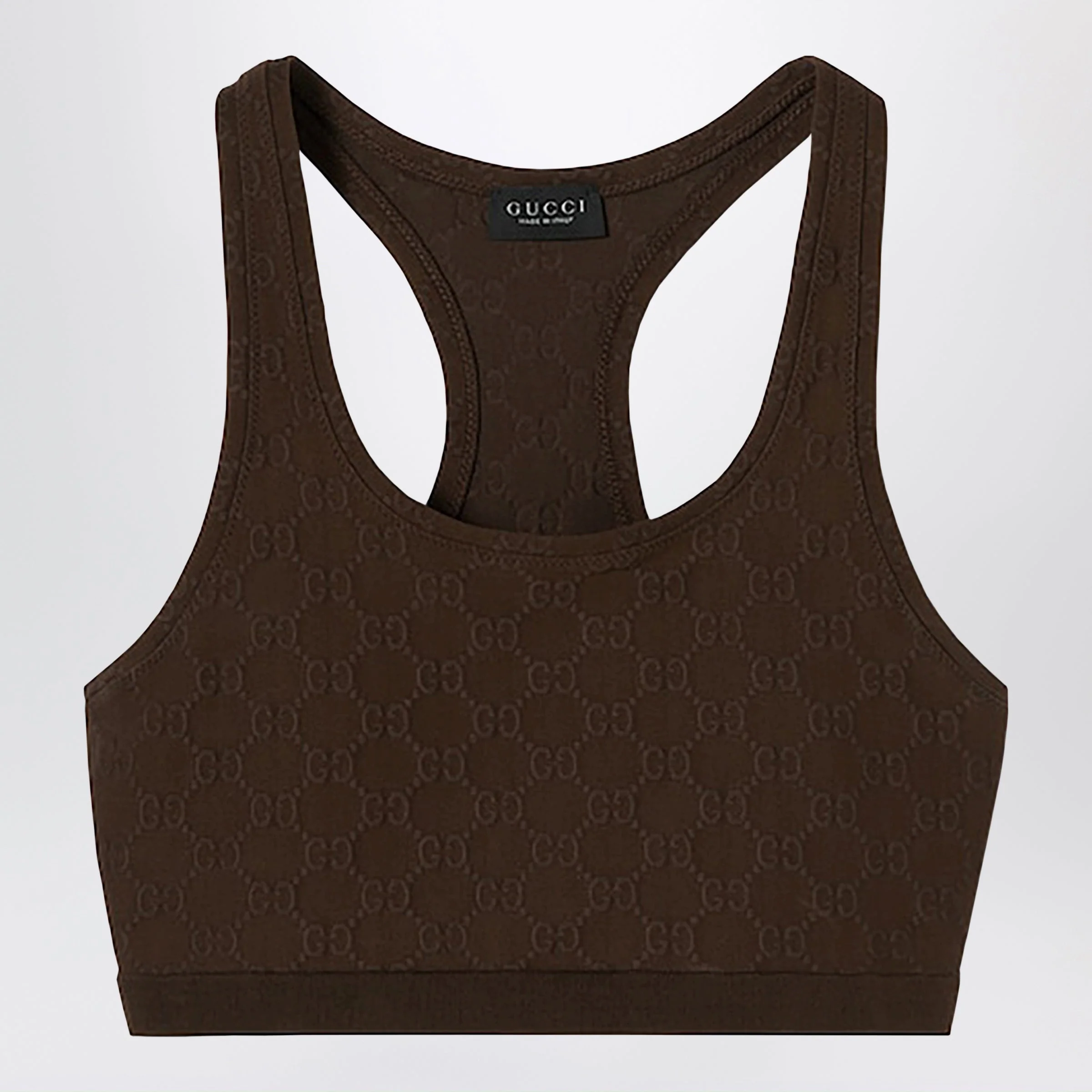 Gucci Gg Jacquard Jersey Top Women