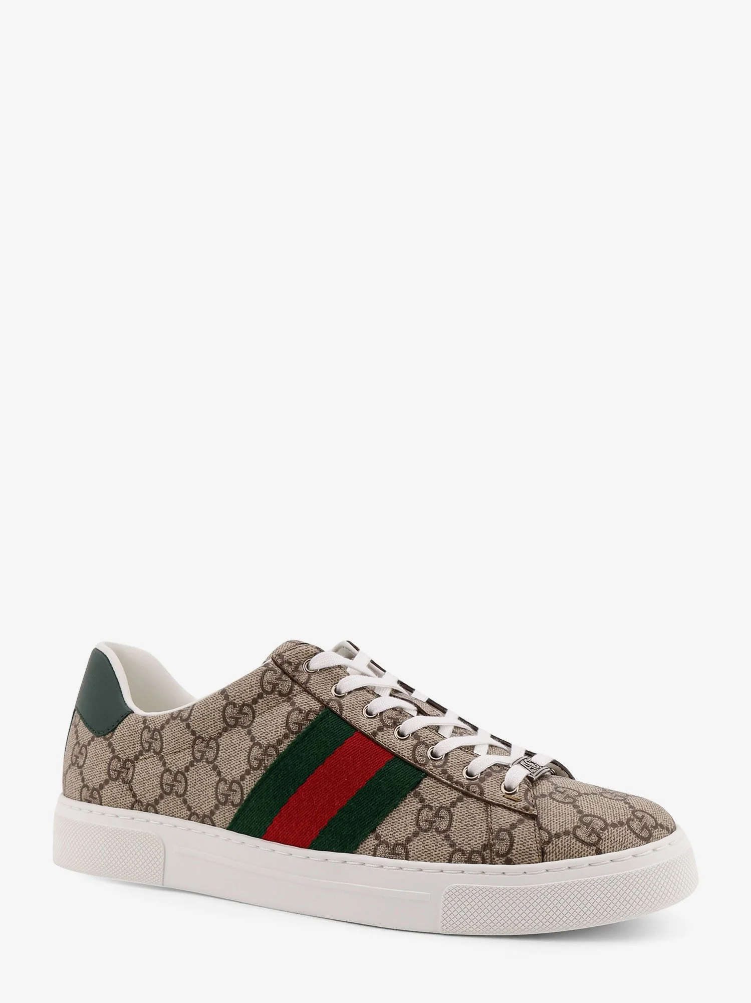 Gucci Men Ace Supreme Gg Fabric Low-Top Sneakers - Image 2