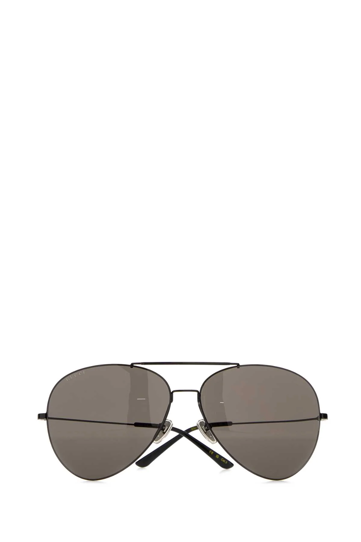 Gucci Men Black Metal Pilot Sunglasses - Image 2