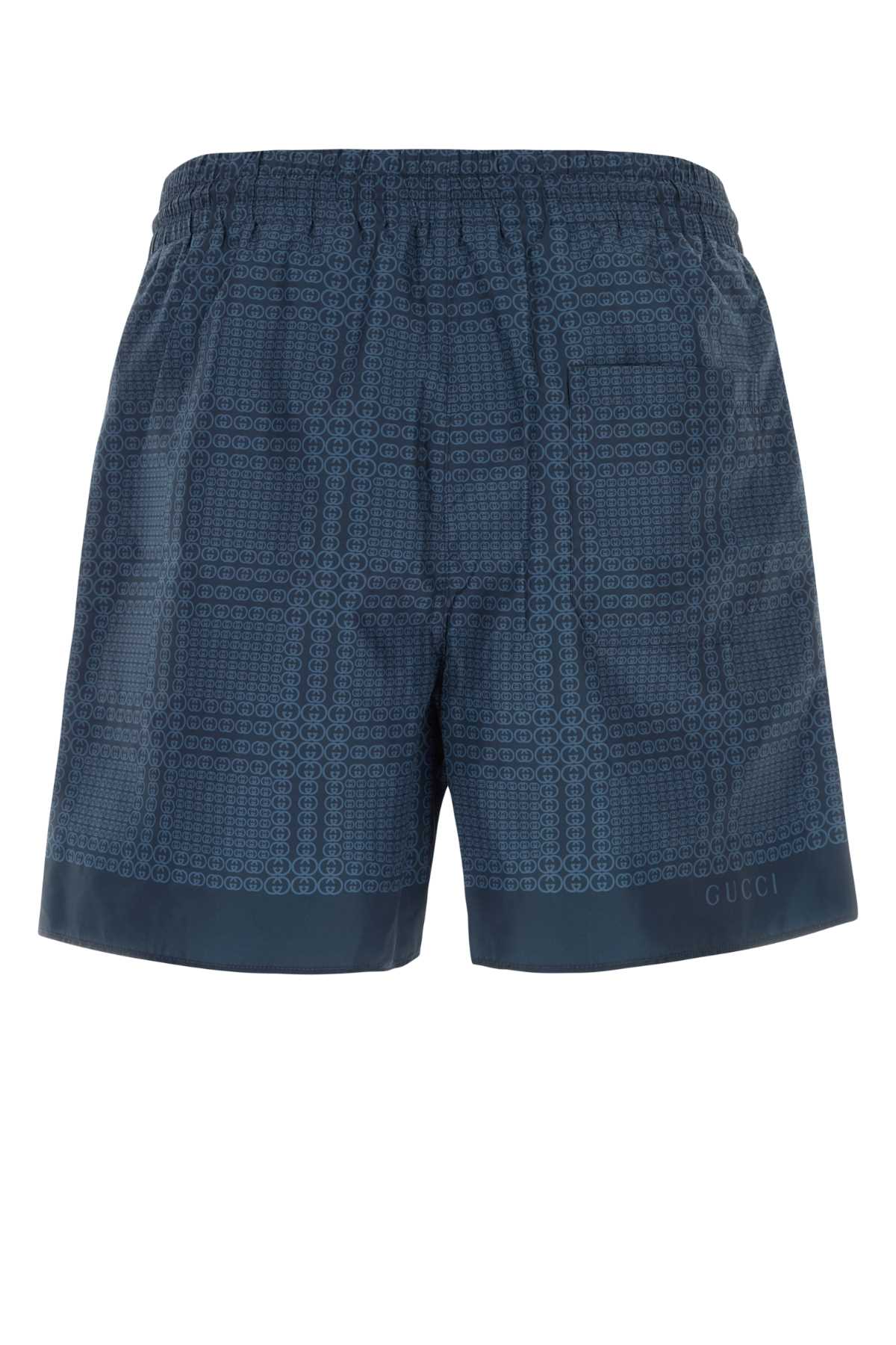 Gucci Men Printed Polyester Swimming Shorts - Image 2