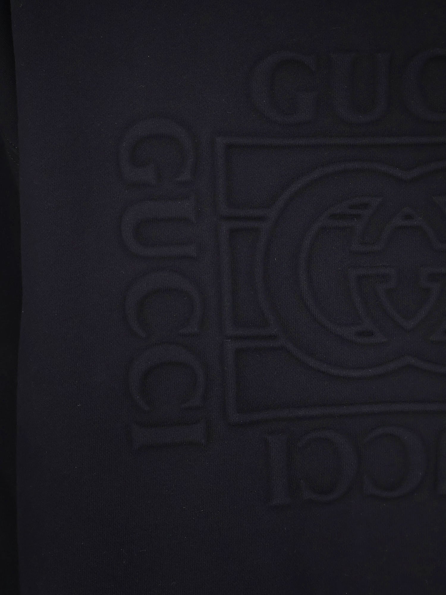 Gucci Men Cotton Sweatshirt With Frontal Embossed Logo - Image 5