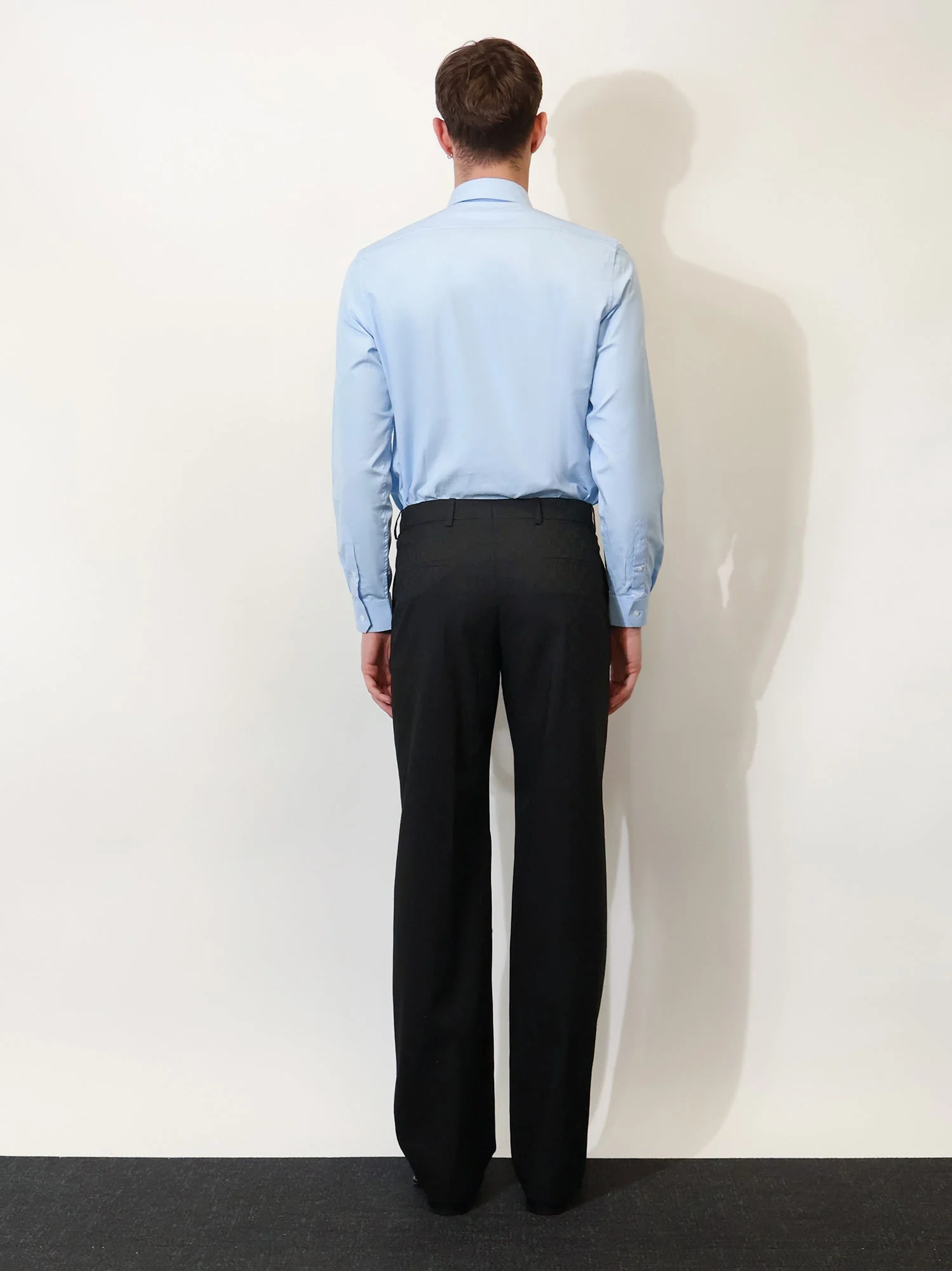 Gucci Men Gg Wool Blend Trousers - Image 3