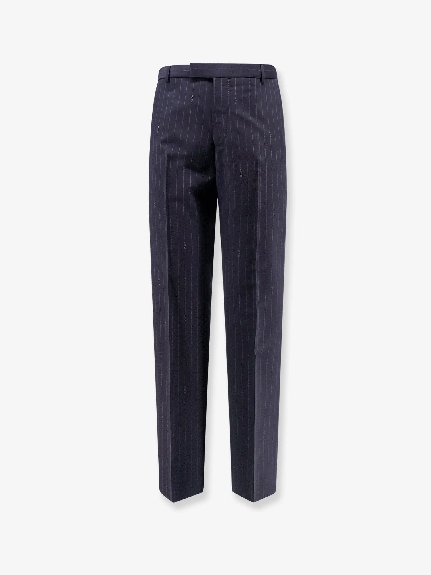 Gucci Men Gucci Pinstripe Wool Trousers