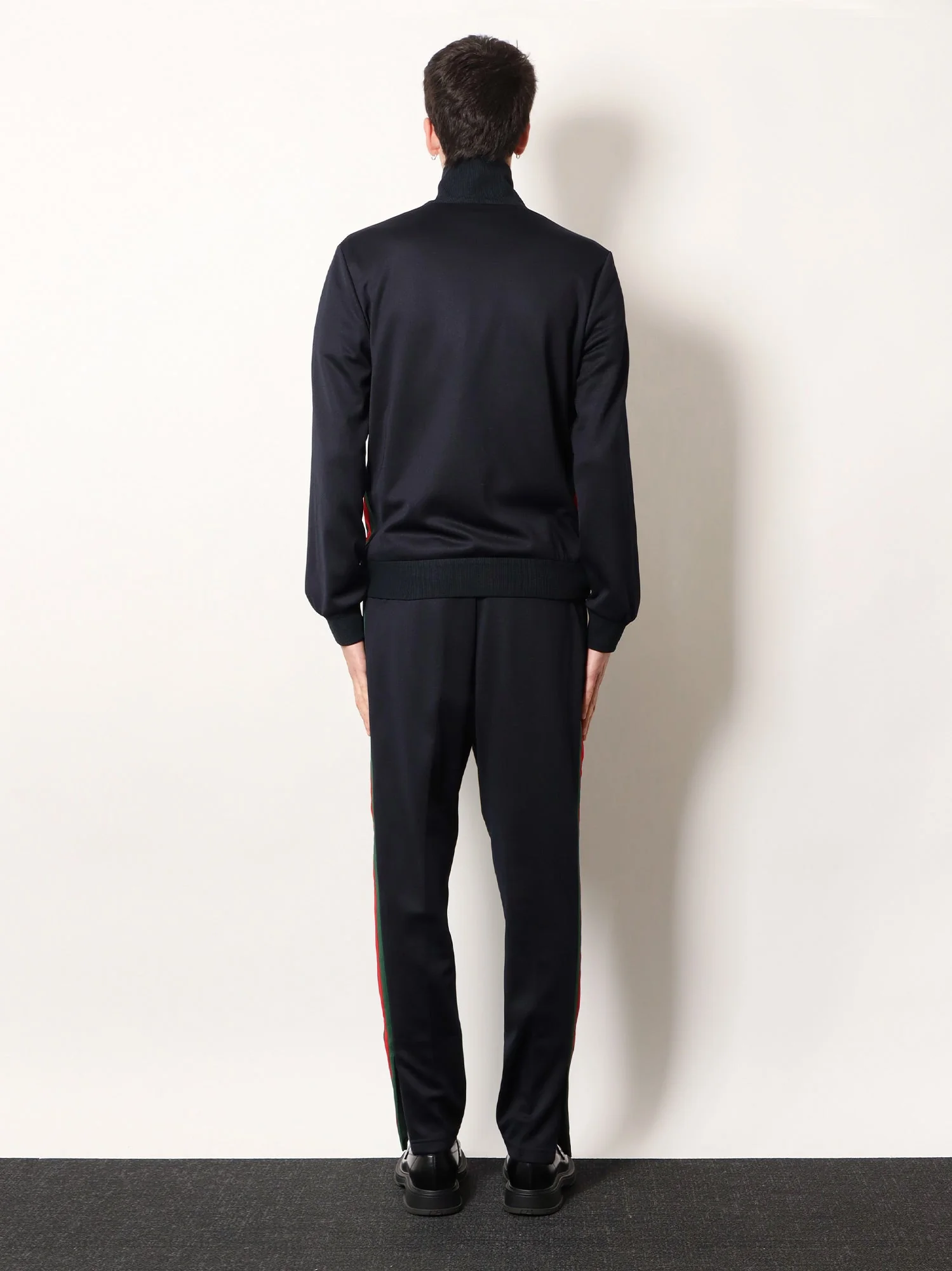 Gucci Men Jersey Sweatshirt With Lateral Web Band - Image 3