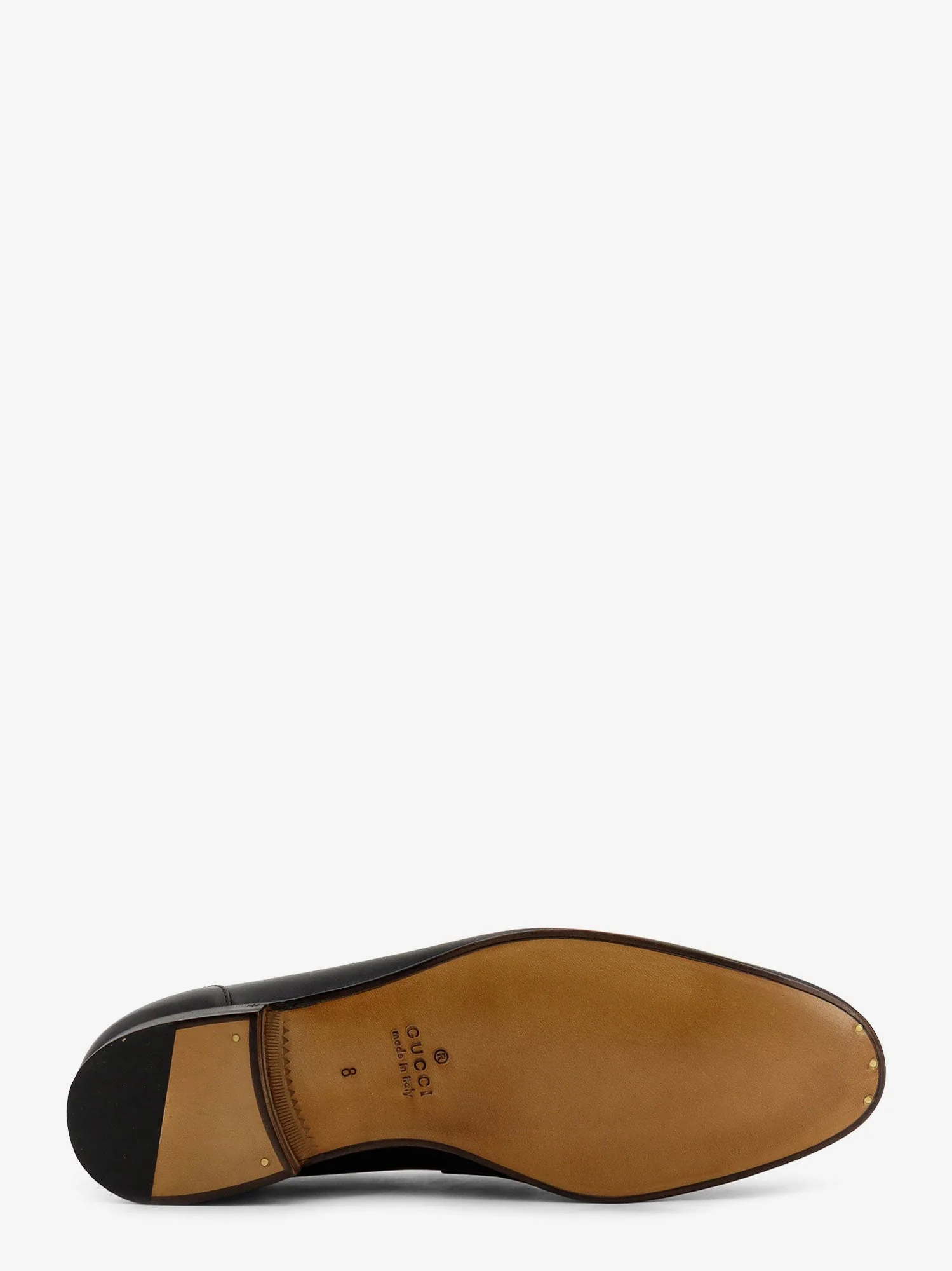 Gucci Men Jordaan Leather Loafers - Image 4