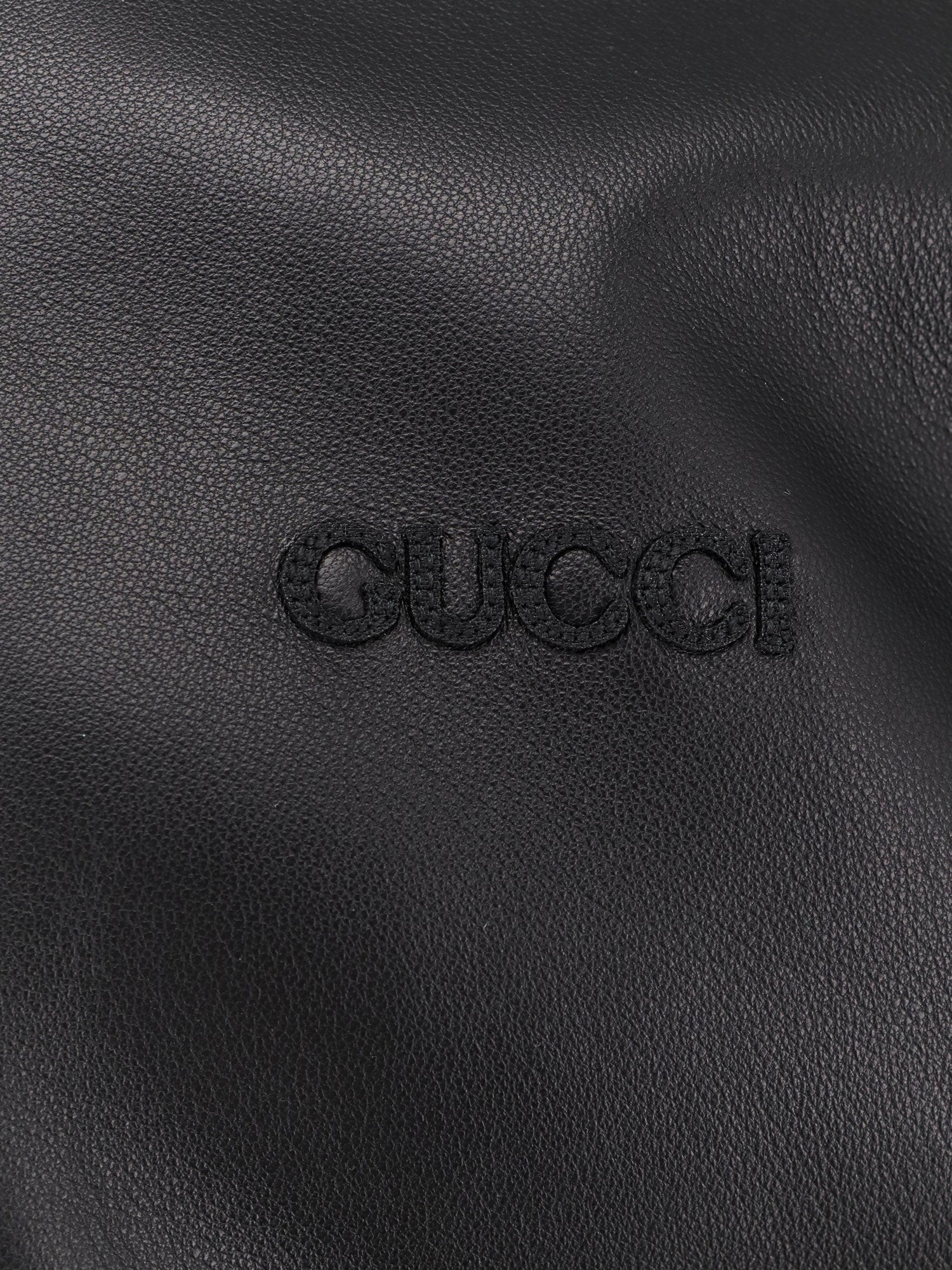 Gucci Men Leather And Wool Jacket - Image 4