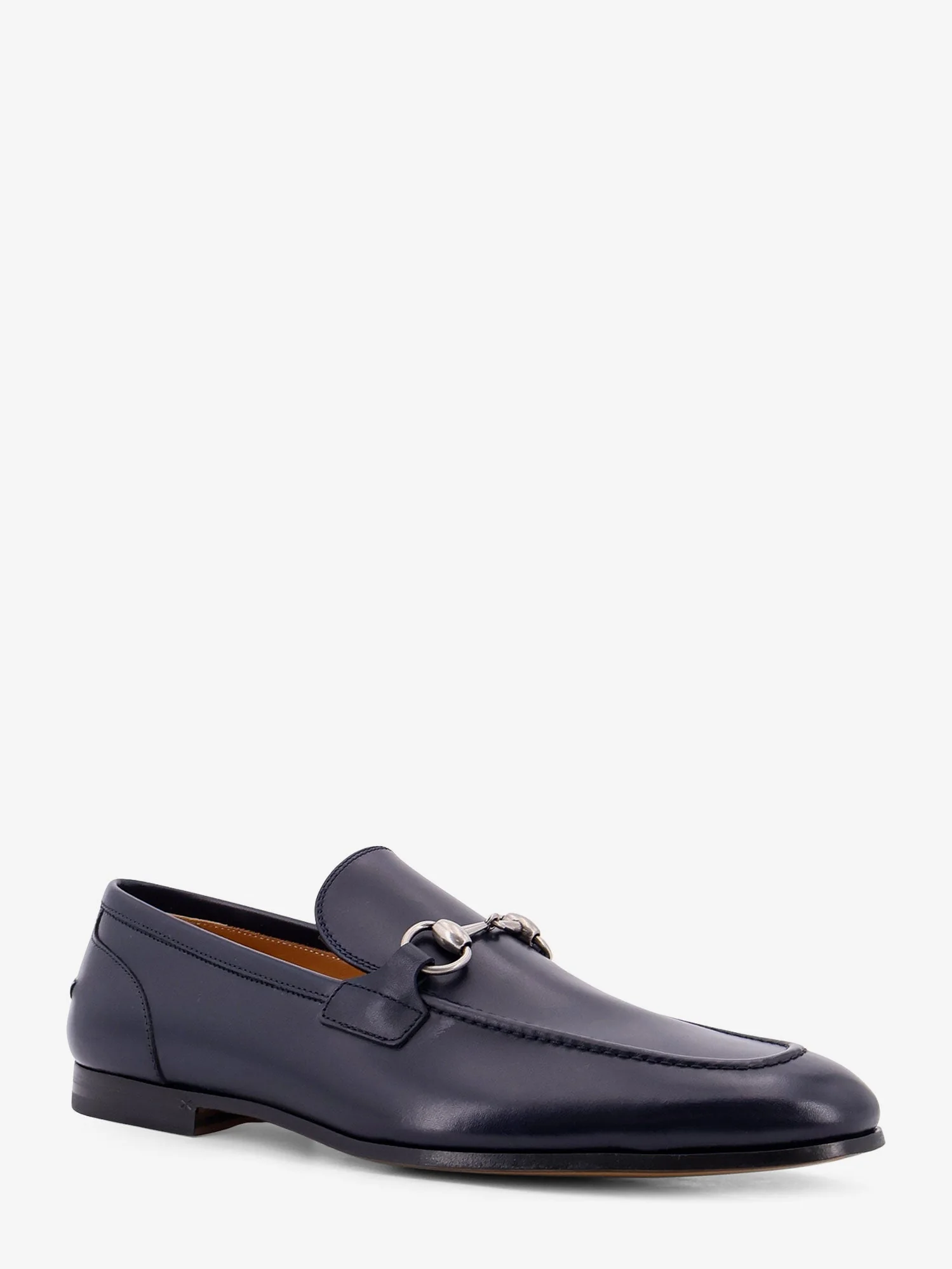 Gucci Men Leather Loafer With Horsebit - Image 2