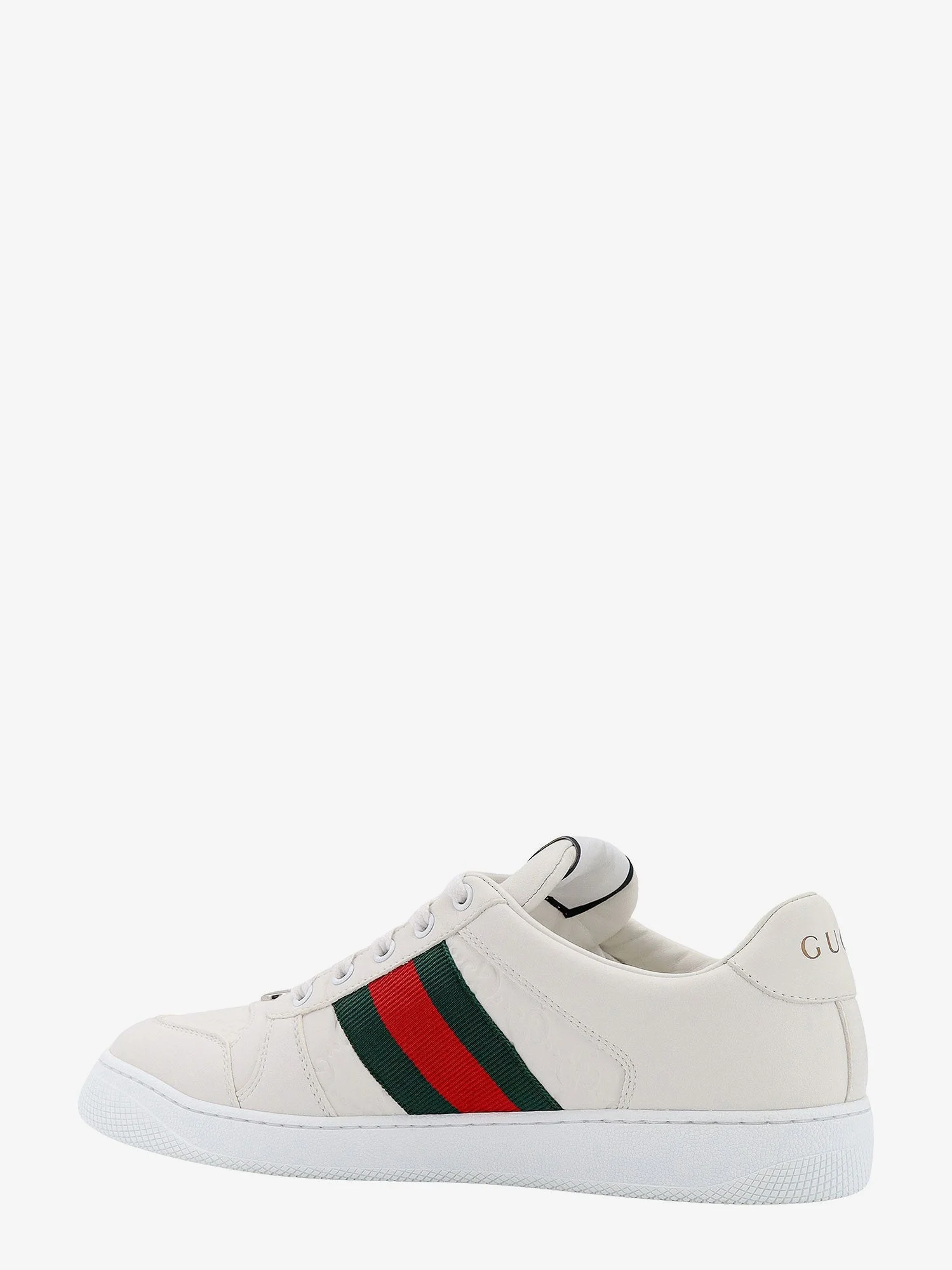 Gucci Men Screener Leather Sneakers - Image 4