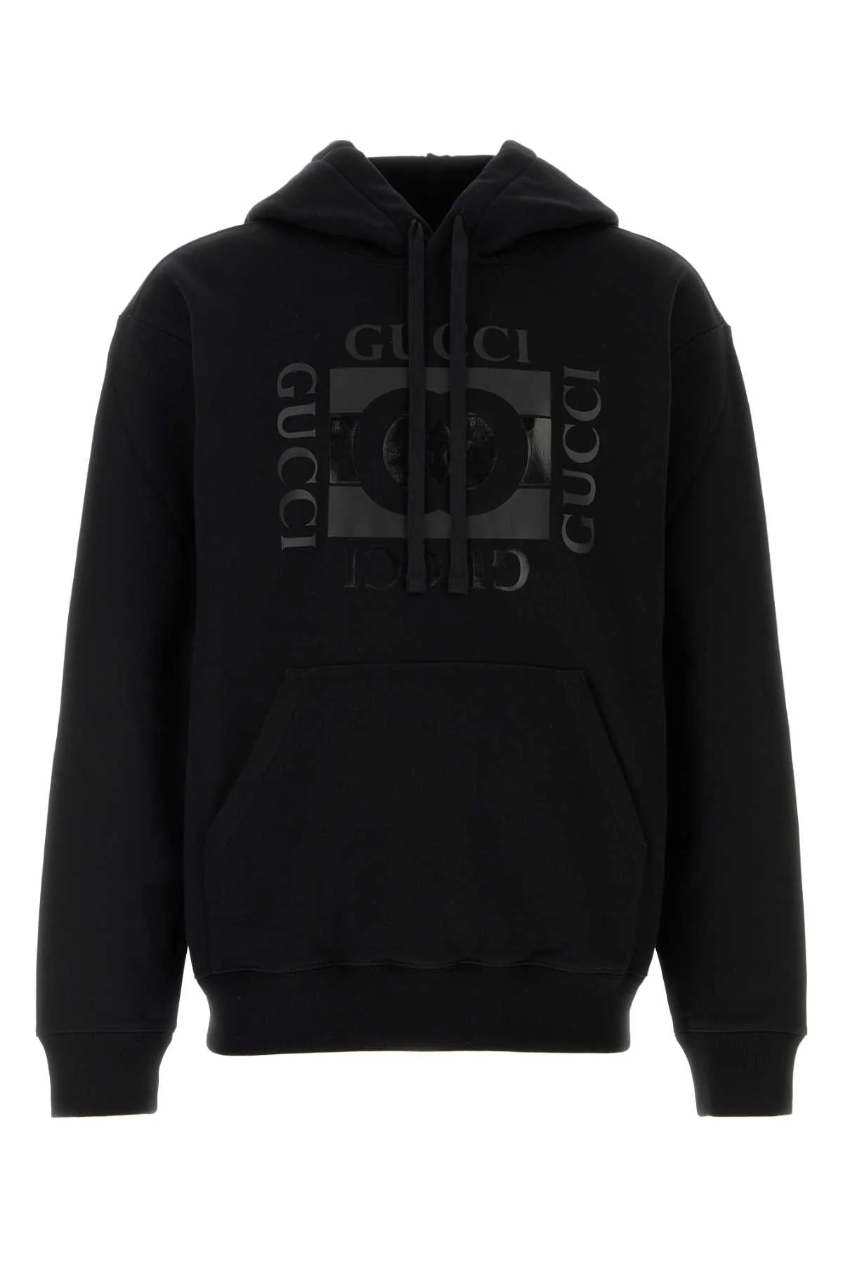 Gucci Men Black Cotton Sweatshirt