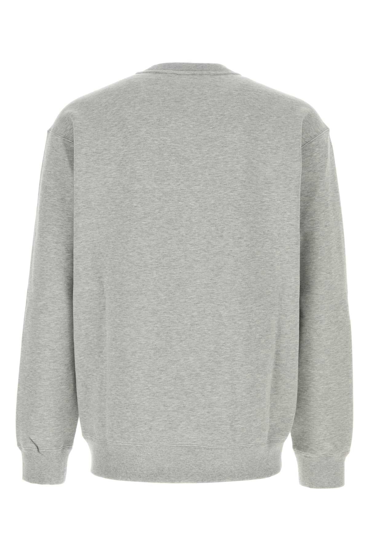 Gucci Men Grey Cotton Sweatshirt - Image 2