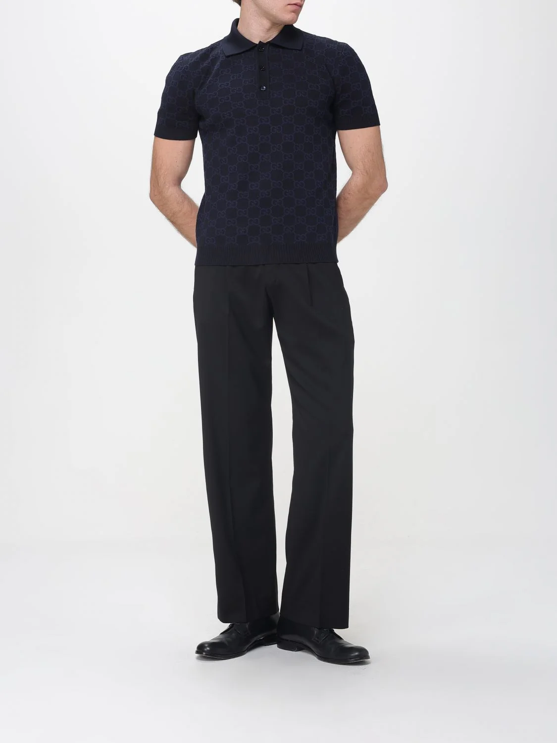 Gucci Polo Shirt Men Blue - Image 2