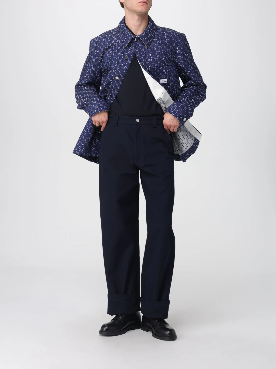 Gucci Polo Shirt Men Ink - Image 2