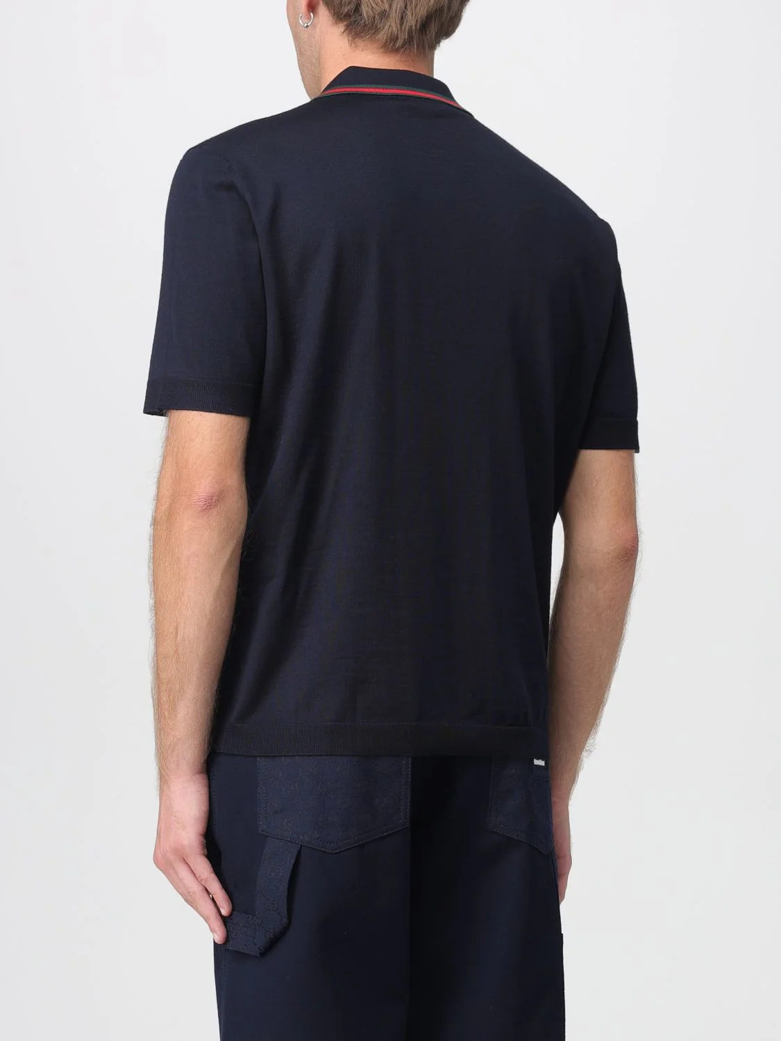 Gucci Polo Shirt Men Ink - Image 3