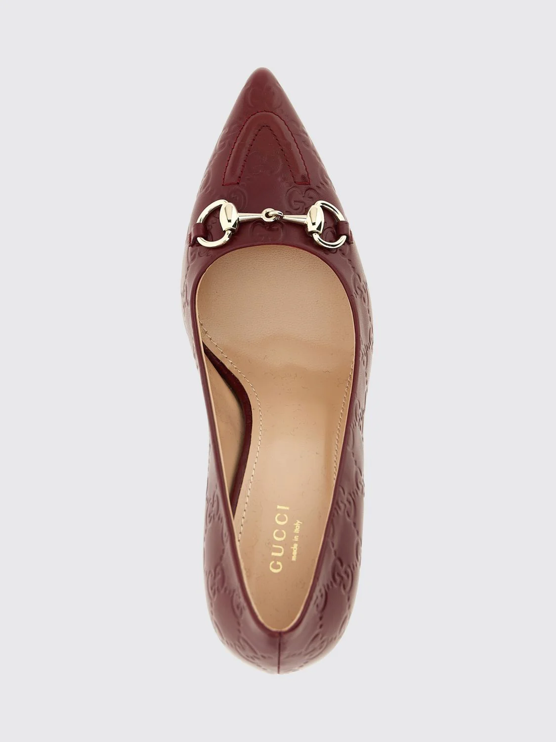 Gucci Pump Woman Burgundy - Image 4