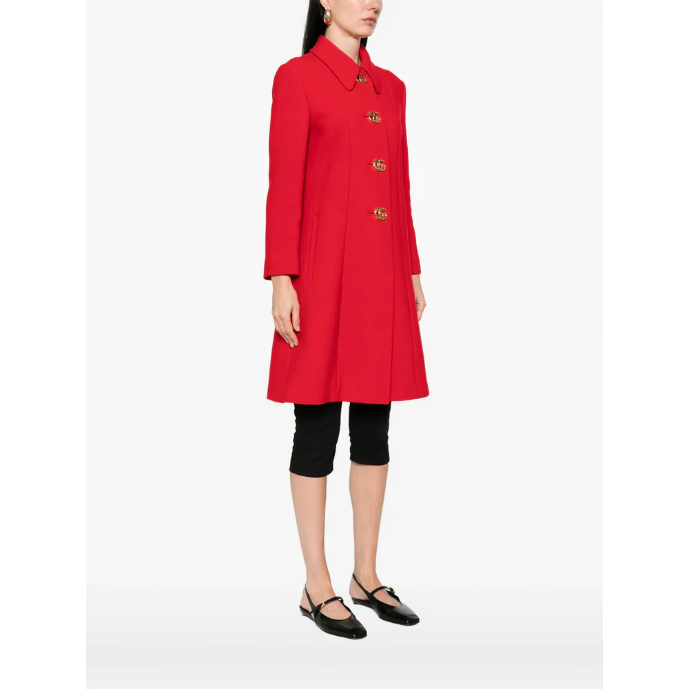 Gucci Red Coats - Single Breasted Coats Women - Image 2
