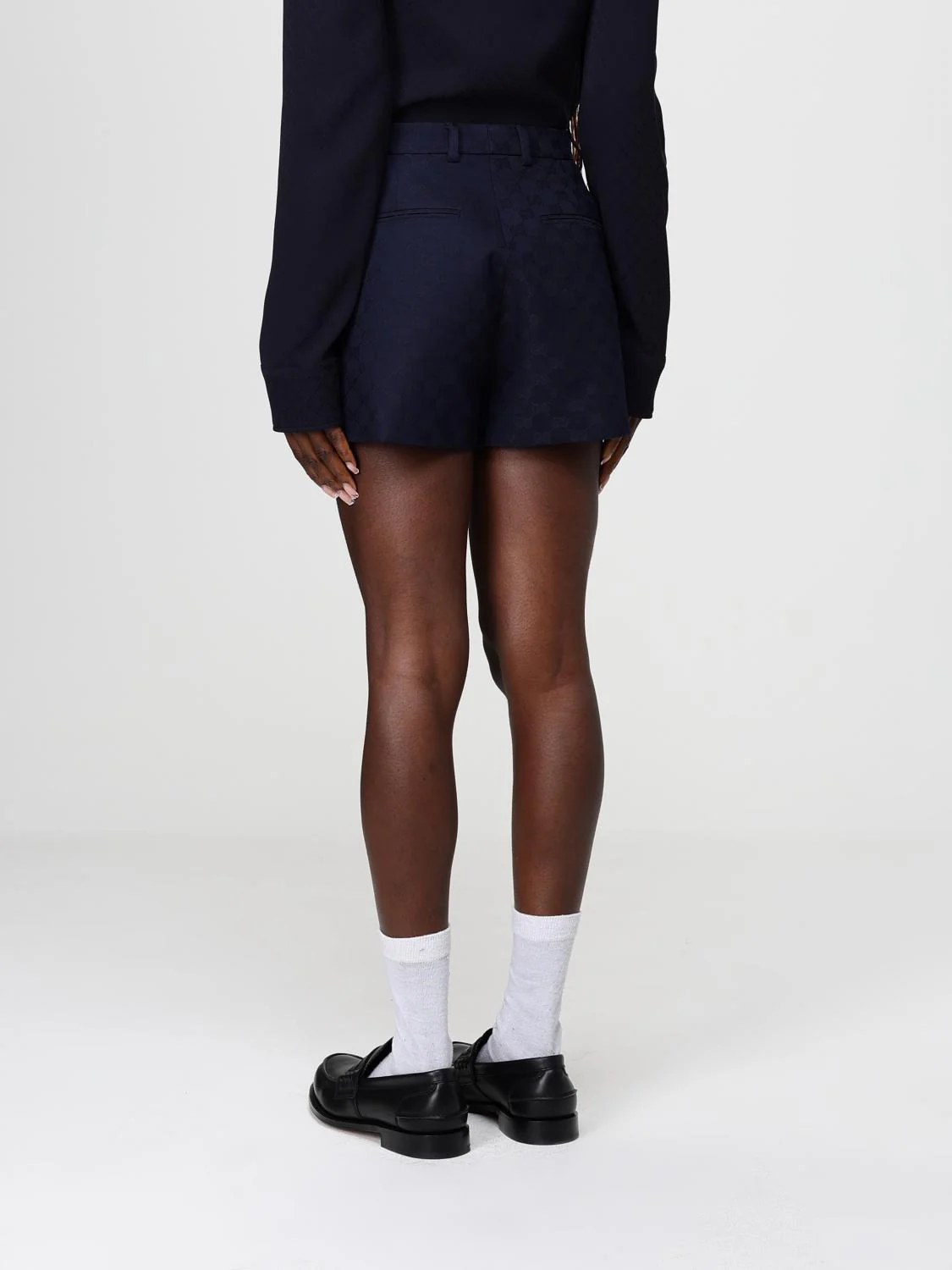 Gucci Shorts Woman Blue - Image 3