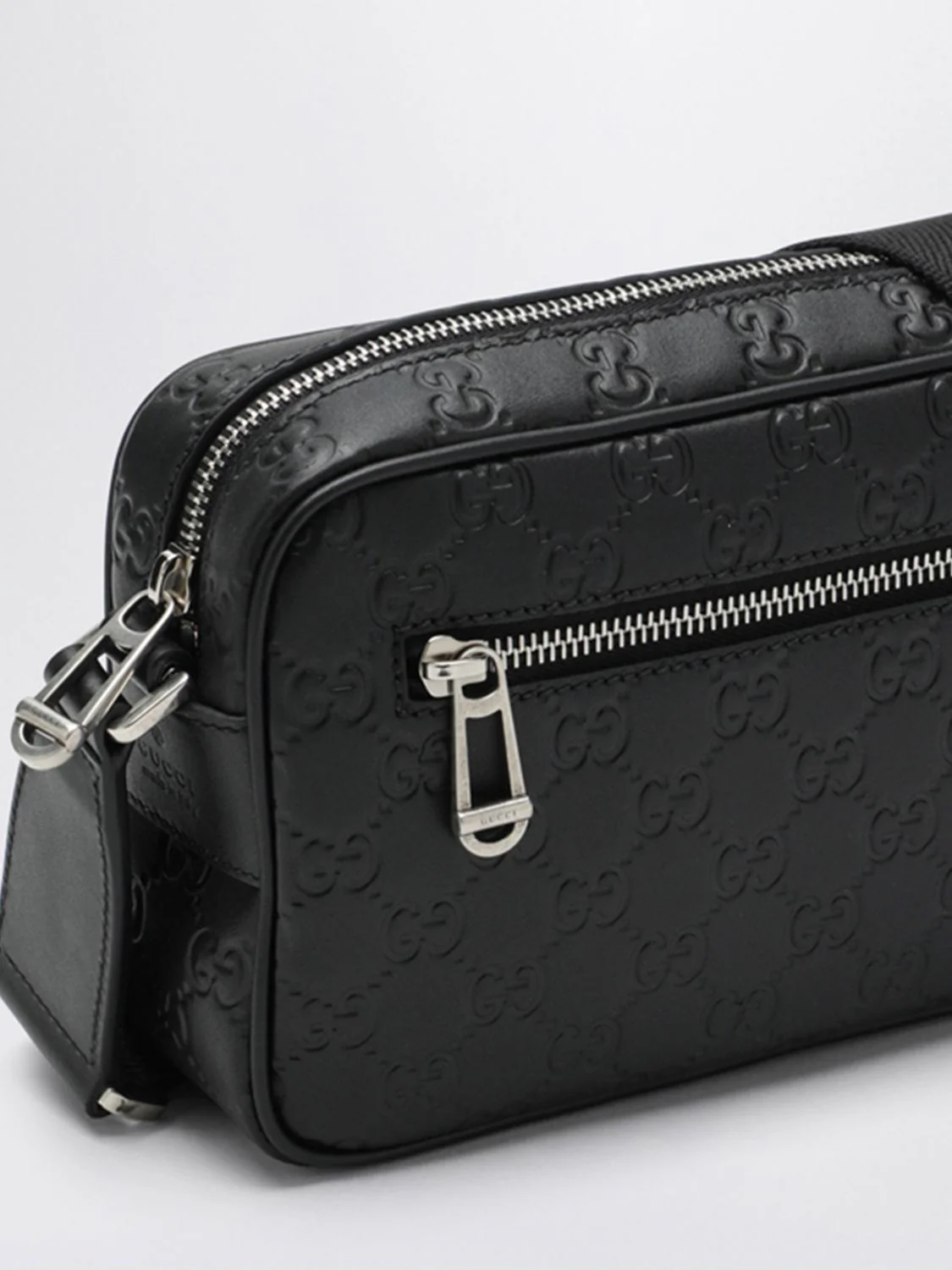 Gucci Shoulder Bag Men Black - Image 3