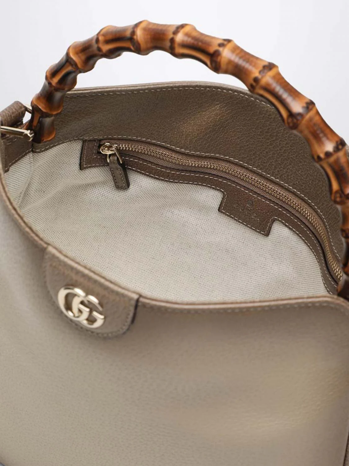 Gucci Handbag Woman Beige - Image 4