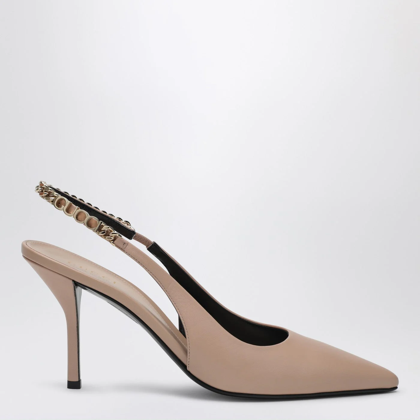 Gucci Signorina Slingback Pumps In Light Pink Women