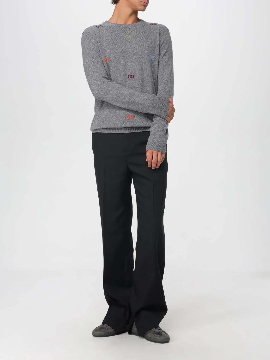 Gucci Sweater Men Grey - Image 2