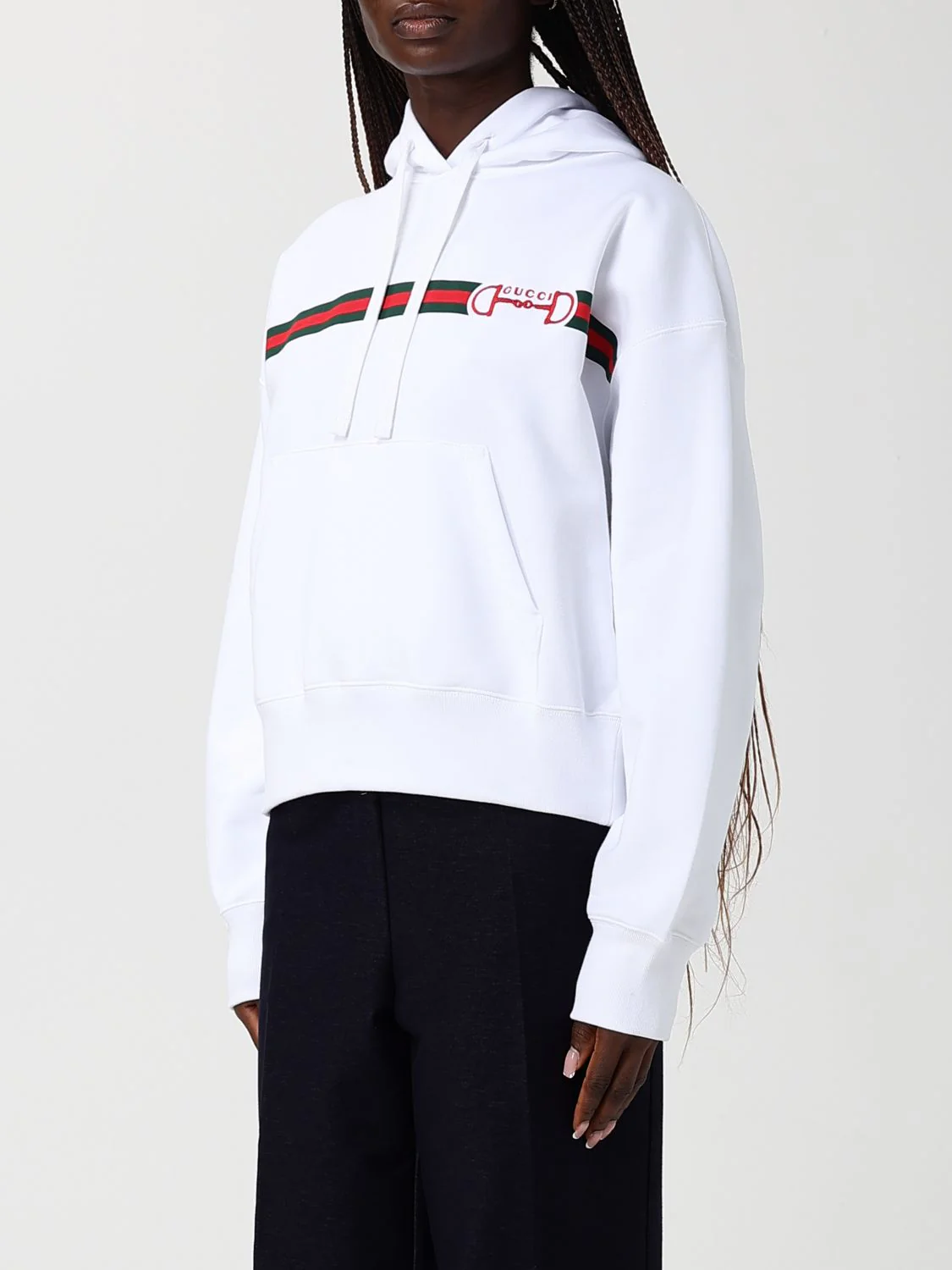 Gucci Sweatshirt Woman White - Image 3