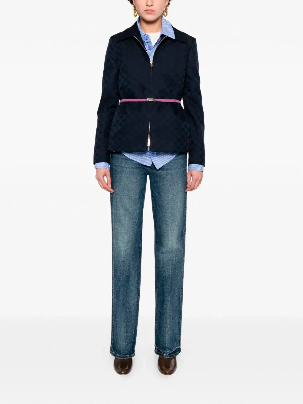 Gucci Women `Gg` Jacket - Image 2