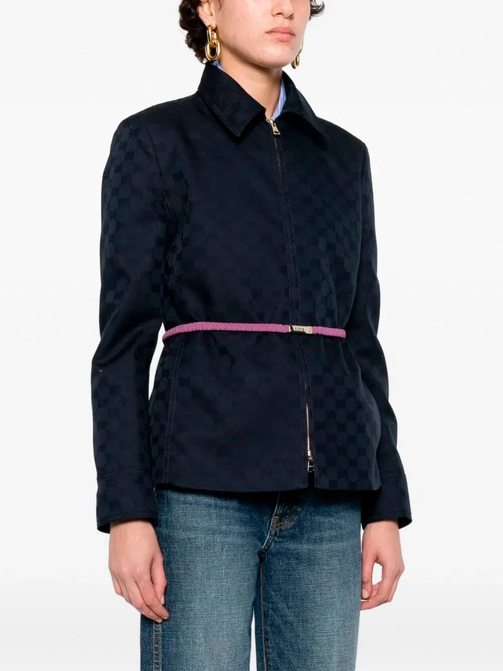 Gucci Women `Gg` Jacket - Image 5