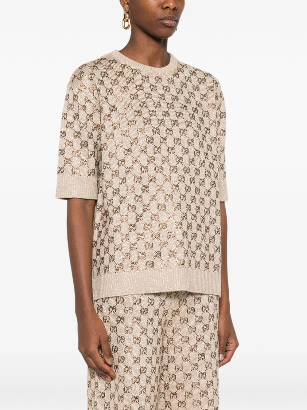 Gucci Women Gg Wool Sweater - Image 5