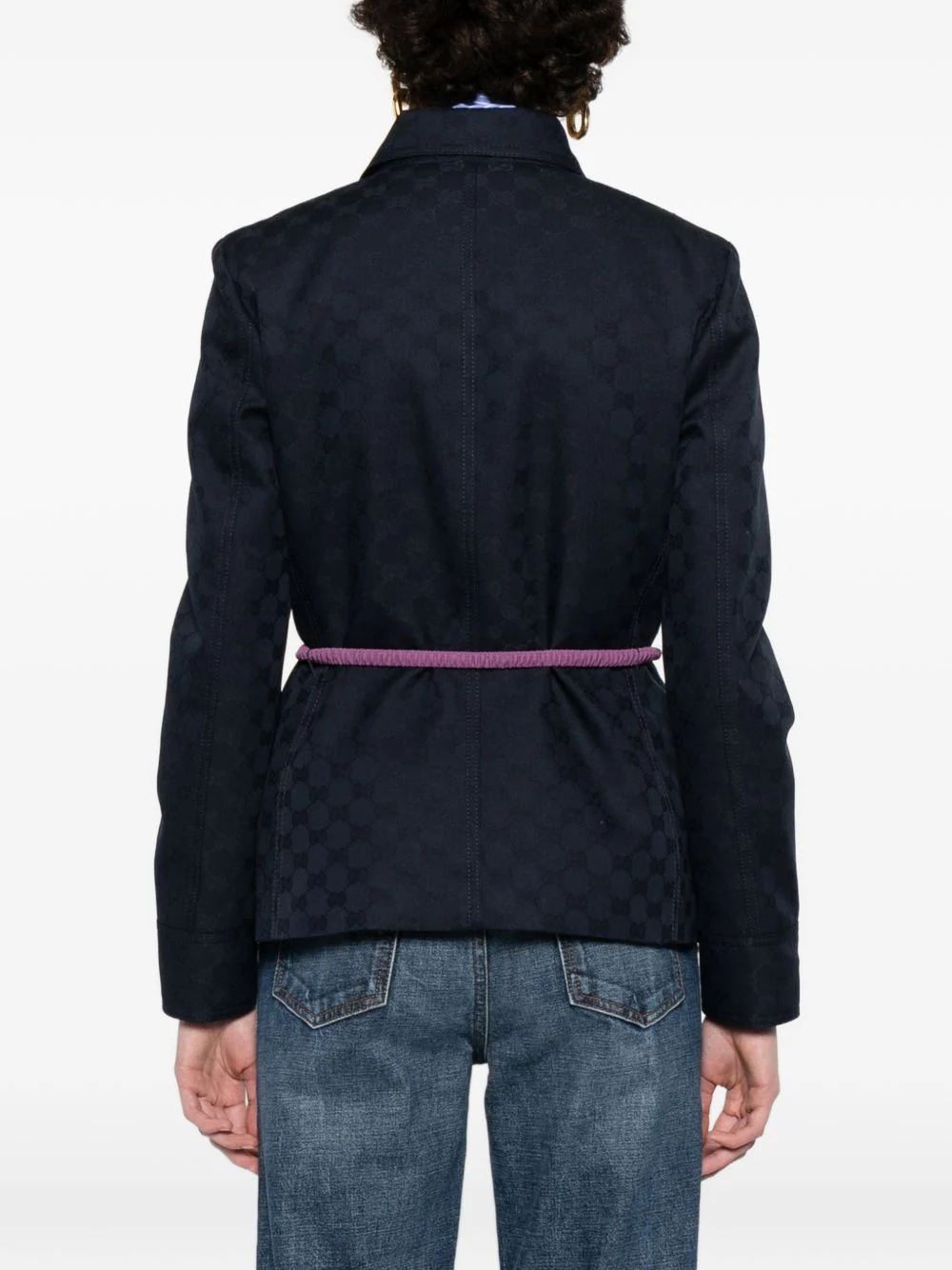 Gucci Women Gg Zipped Jacket - Image 4